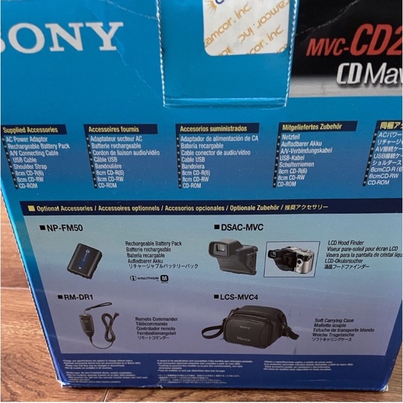 Sony CD Mavica Digital video/ Camera with CD-RW - Picture 9 of 16